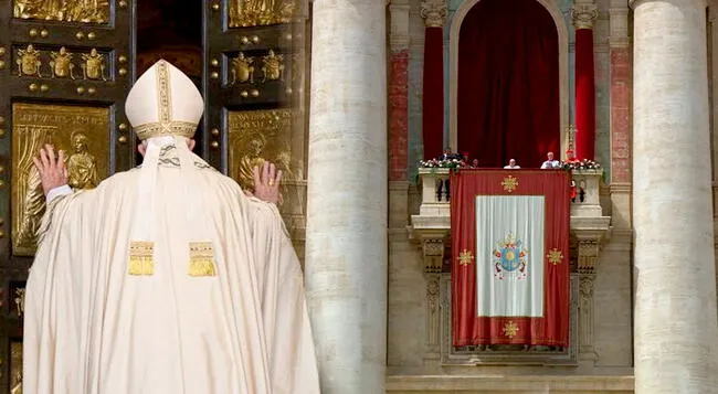 <strong> El nuevo Papa se presenta al mundo desde el balcón central de la Basílica de San Pedro.</strong> <strong> El nuevo Papa se presenta al mundo desde el balcón central de la Basílica de San Pedro.</strong>