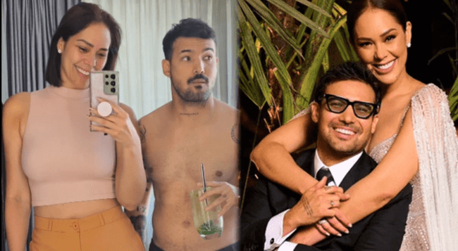 Karen Schwarz y Ezio Oliva son una de las parejas más sólidas del espectáculo peruano   