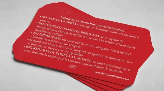 Tarjeta roja en Estados Unidos Tarjeta roja en Estados Unidos