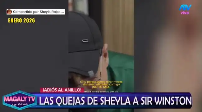 Sheyla Rojas habría insinuado que la relación se enfrió hasta en el cuarto. Sheyla Rojas habría insinuado que la relación se enfrió hasta en el cuarto.