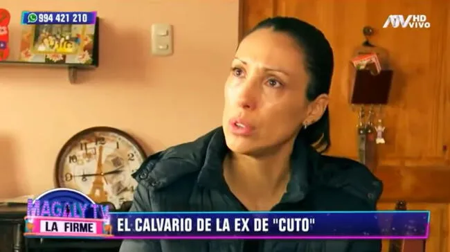 La primera esposa de Cuto Guadalupe lo denunció públicamente por violencia familiar.   