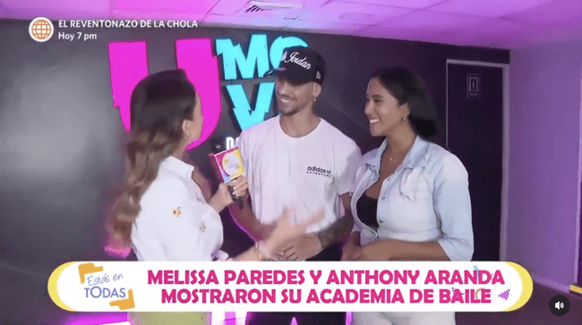Melissa Paredes y Anthony Aranda tienen una escuela de baile en Miraflores.   