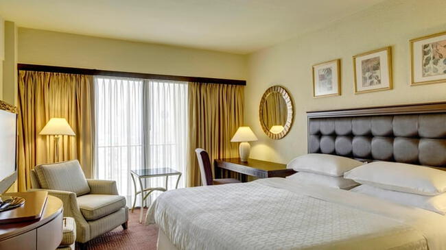 Las habitaciones del hotel Sheraton pueden llegar a costar más de 800 dólares por el servicio ofrecido.   