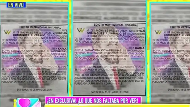 El programa 'Amor y Fuego' anunció la fecha de la ceremonia. El programa 'Amor y Fuego' anunció la fecha de la ceremonia.