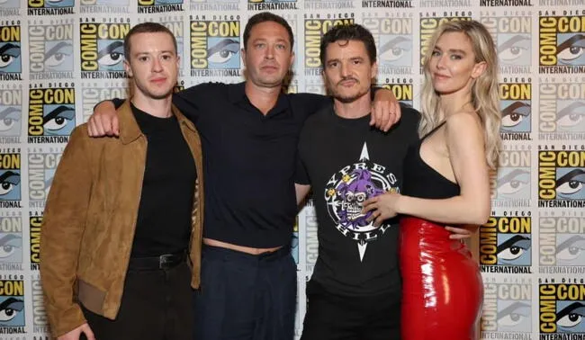 <strong>En la foto: Reed Richards (Pedro Pascal), Sue Storm (Vanessa Kirby), Johnny Storm (Joseph Quinn) y Ben Grimm (Ebon Moss-Bachrach) </strong>   