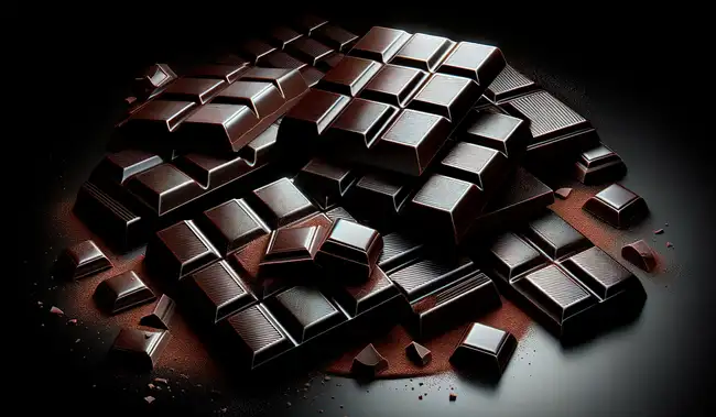 Chocolate oscuro ayuda a reducir el estrés.   