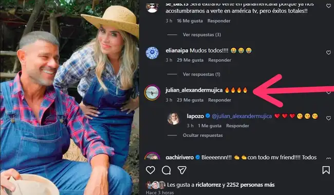 Así reaccionó Julián Alexander al anuncio (Foto: Instagram) Así reaccionó Julián Alexander al anuncio (Foto: Instagram)