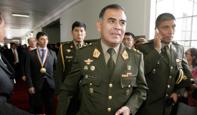  Ex comandante general del Ejército José Vizcarra, pieza clave en el entramado de los ascensos irregulares. Foto: difusión<br><br>    