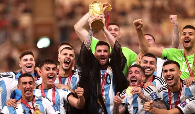 La selección de Argentina obtuvo la Copa del Mundo tras vencer a Francia en la final de Qatar 2022.   