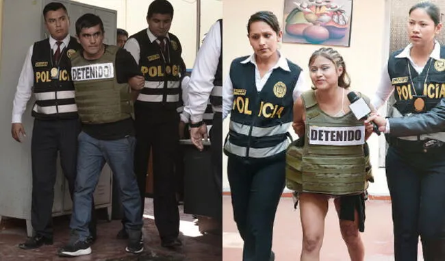 Shirley Silva y Francisco Alhuay fueron detenidos.   