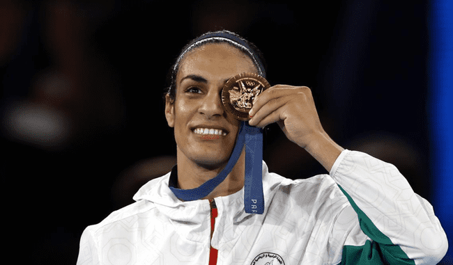 Imane Khelif se quedó la medalla de oro en los Juegos Olímpicos París 2024.   