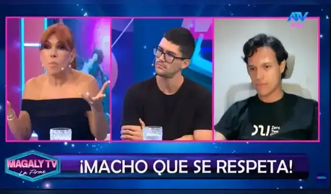 Magaly Medina tuvo en exclusiva a Alonso Grimaldo. Magaly Medina tuvo en exclusiva a Alonso Grimaldo.