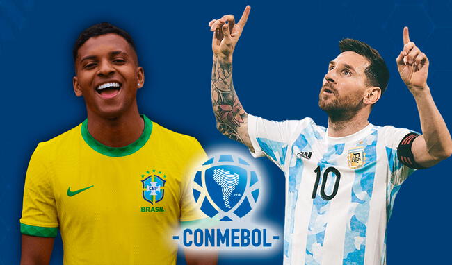 Rodrygo y Lionel Messi serán las cartas en ofensiva del Argentina vs. Brasil.   