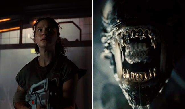 <strong> ‘Alien: Romulus’ es la novena película de la saga que creó Ridley Scott a finales de la década de 1970. Foto: composición LR/Captura de YouTube</strong>   