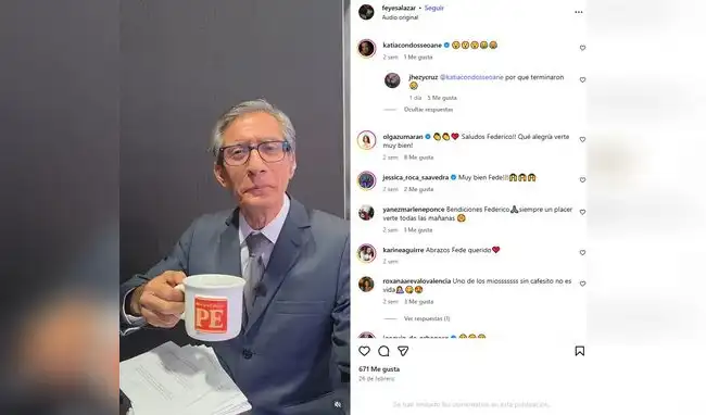 Instagram Federico Salazar  