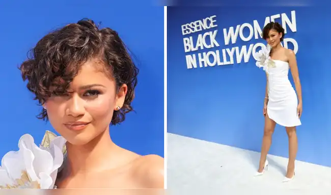 Zendaya deslumbra con un vestido de Whitney Houston en los premios Essence Black Women in Hollywood.   