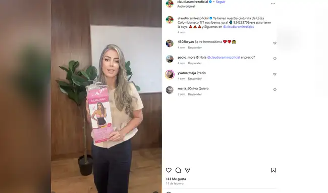 Negocio de Claudia Ramírez  