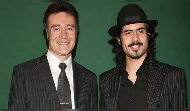 Odiseo Bichir y su hijo  