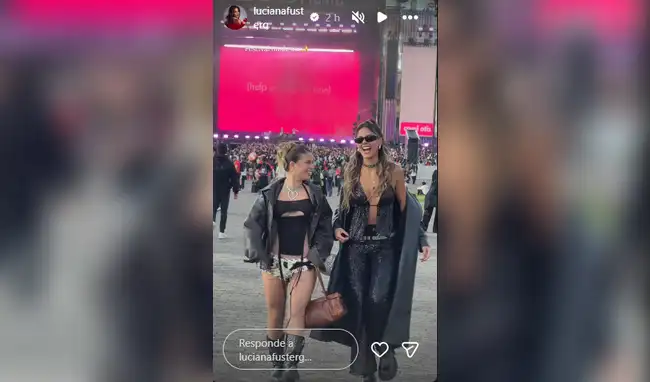 Flavia Laos y Luciana Fuster juntas  