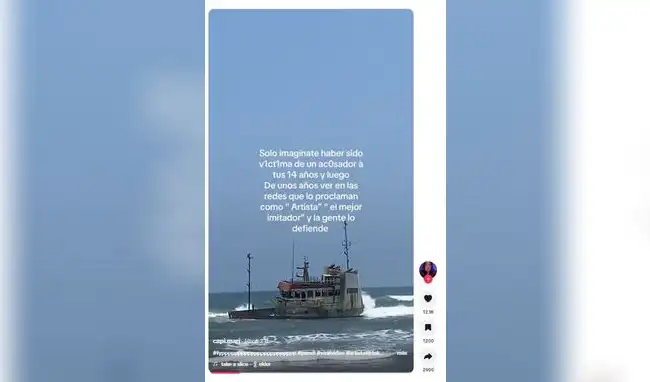 Joven denuncia a participante de 'Yo Soy' a travez de tiktok.  