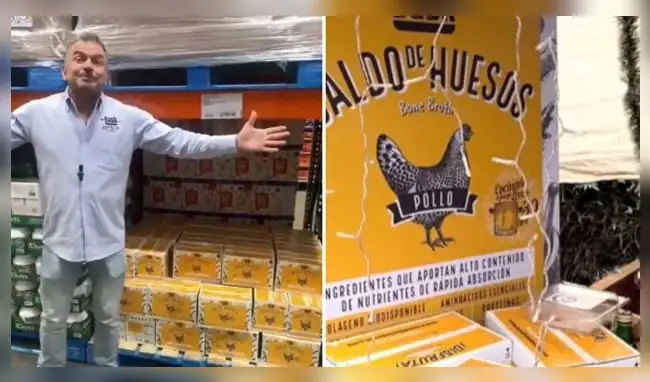 Sergio Basáñez se reinventa como empresario de caldos de huesos.  