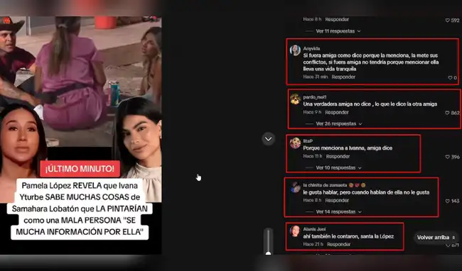 Pamela López sabe más de Samahara  