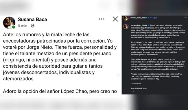 Fuente: Susana Banca  