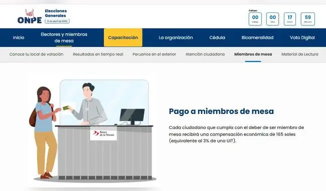 ¿Cuánto pagan si cumplo con ser miembro de mesa? ONPE informa. ¿Cuánto pagan si cumplo con ser miembro de mesa? ONPE informa.