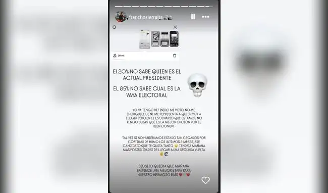 Captura de Instagram Captura de Instagram