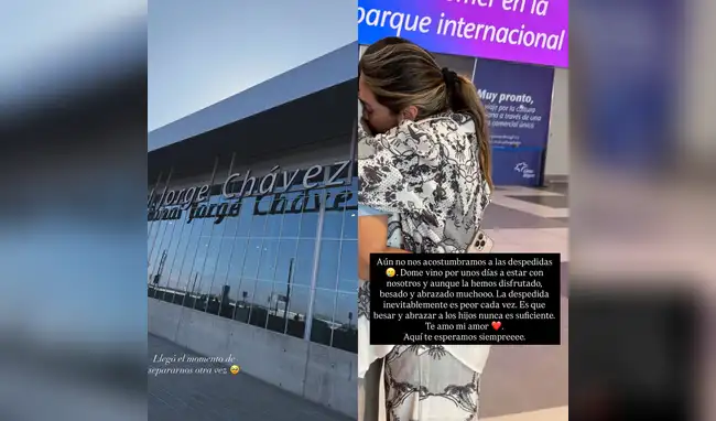 Ethel Pozo despide a su hija mayor Ethel Pozo despide a su hija mayor