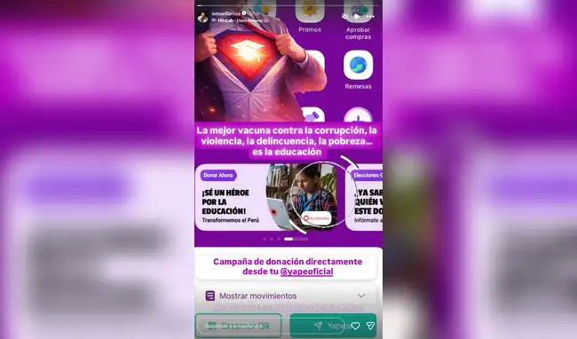 Ismael La Rosa impulsa Academika y pide apoyo para educación gratuita.  