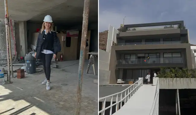 Gisela Valcárcel mostra su nueva casa.  