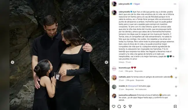 Valery Revello anunció un nuevo embarazo. Valery Revello anunció un nuevo embarazo.