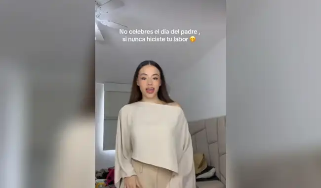 Melissa Lobatón contra el Día del Padre Melissa Lobatón contra el Día del Padre