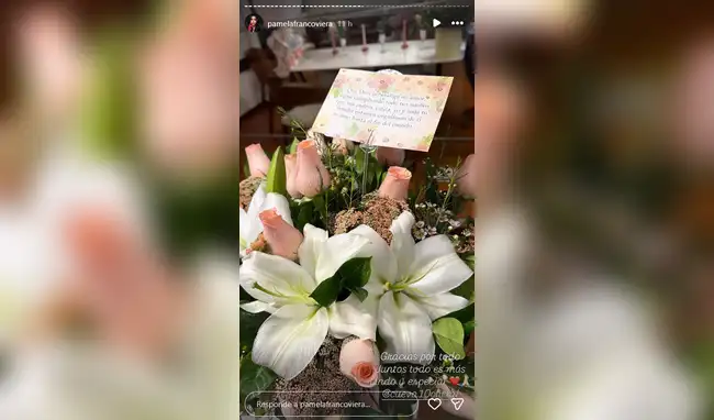 Pamela Franco comparte mensaje en su cumpleaños  