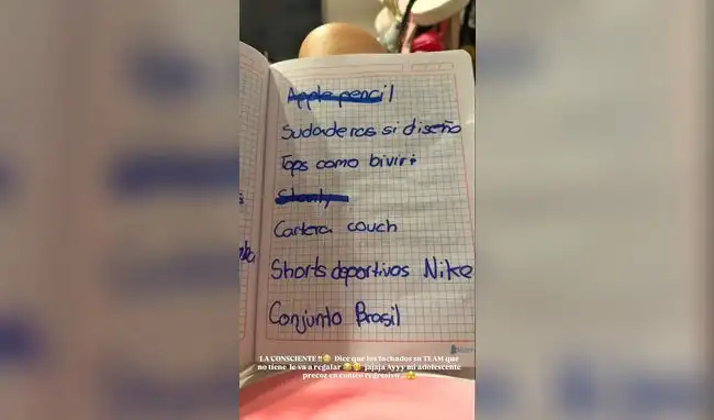 Pamela López expone lista de regalos que desea su hija por su cumpleaños Pamela López expone lista de regalos que desea su hija por su cumpleaños