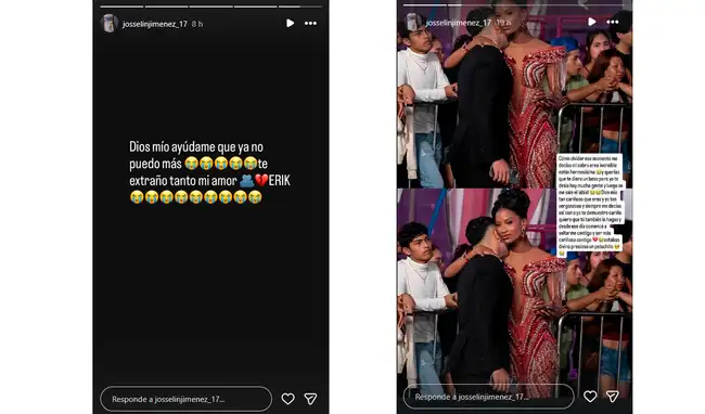 Novia de exchico reality conmueve con mensajes  