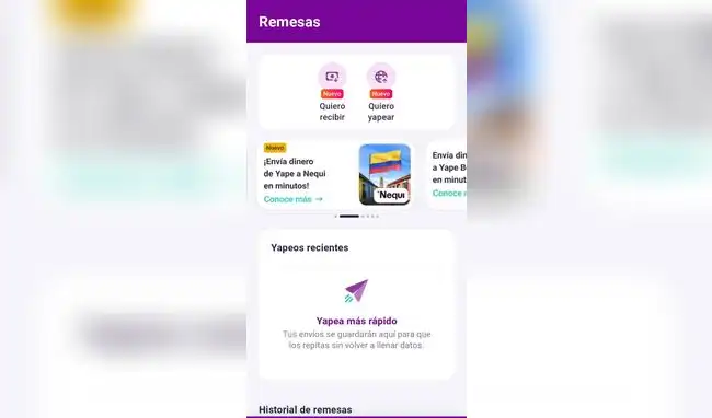 Yape permite enviar dinero a Venezuela Yape permite enviar dinero a Venezuela
