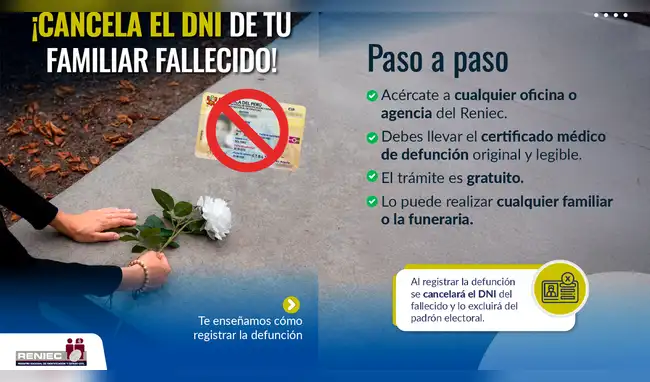 Así puedes cancelar el DNI de un familiar fallecido Así puedes cancelar el DNI de un familiar fallecido
