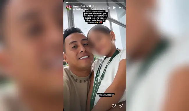 Christian Cueva se reúne con su hija por su cumpleaños Christian Cueva se reúne con su hija por su cumpleaños