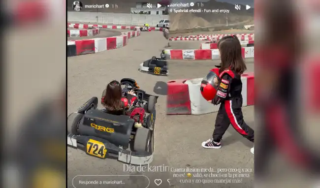 Mario Hart compartió el incidente de su hija en redes Mario Hart compartió el incidente de su hija en redes