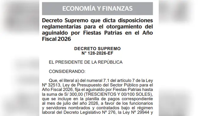 Decreto Supremo Decreto Supremo