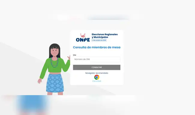 Consulta si eres miembro de mesa Consulta si eres miembro de mesa