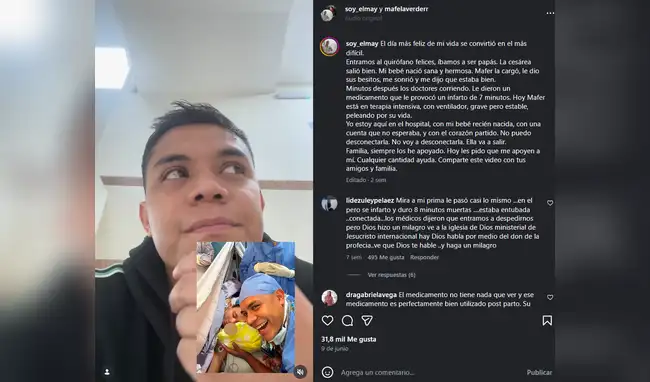 Influencer sufre difícil momento Influencer sufre difícil momento