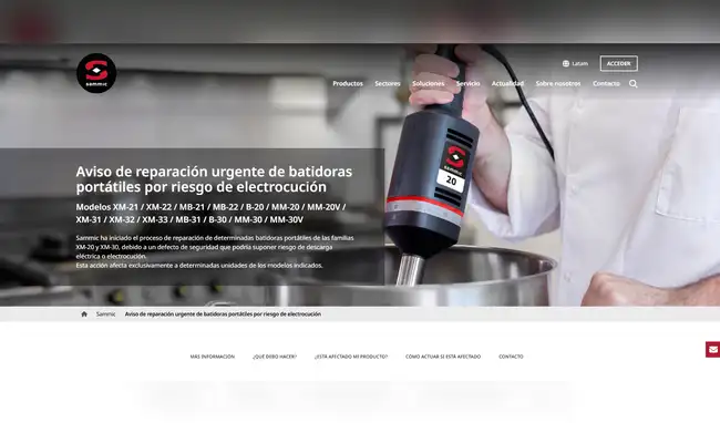 Aviso de la marca  
