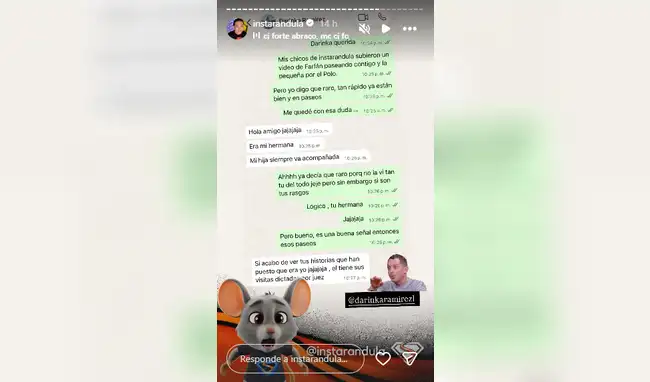 Darinka Ramírez revela verdad sobre paseo de Farfán con su hija Darinka Ramírez revela verdad sobre paseo de Farfán con su hija