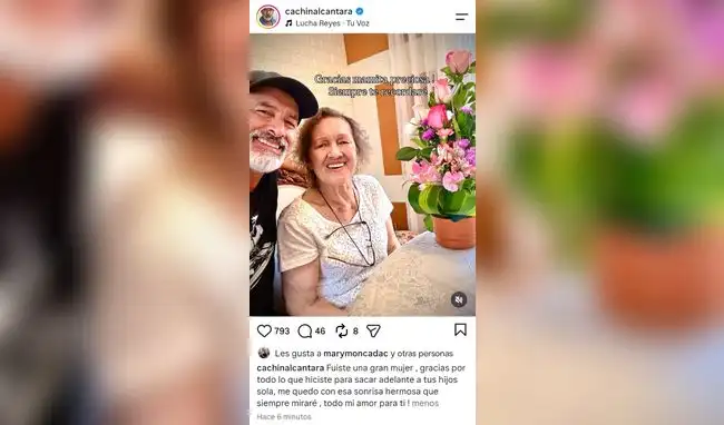Carlos Alcántara despide a su madre Carlos Alcántara despide a su madre