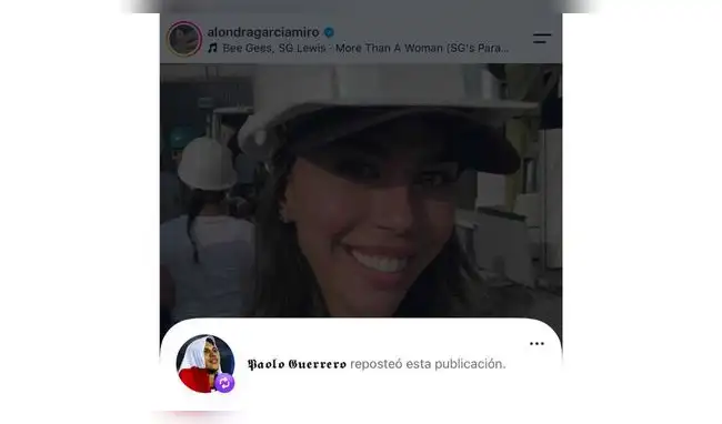 Paolo Guerrero compartió publicación de Alondra García Miró. Paolo Guerrero compartió publicación de Alondra García Miró.