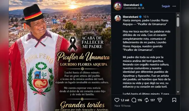 Fallece el 'Picaflor de Umamarca'  