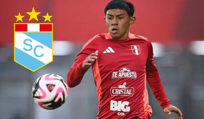 Maxloren Castro pertenece a Sporting Cristal.   